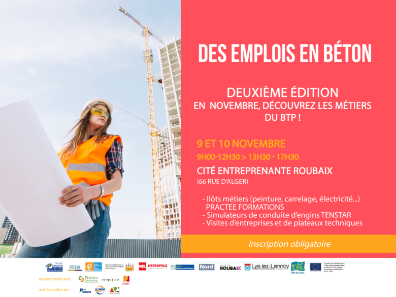 emploi en beton mie